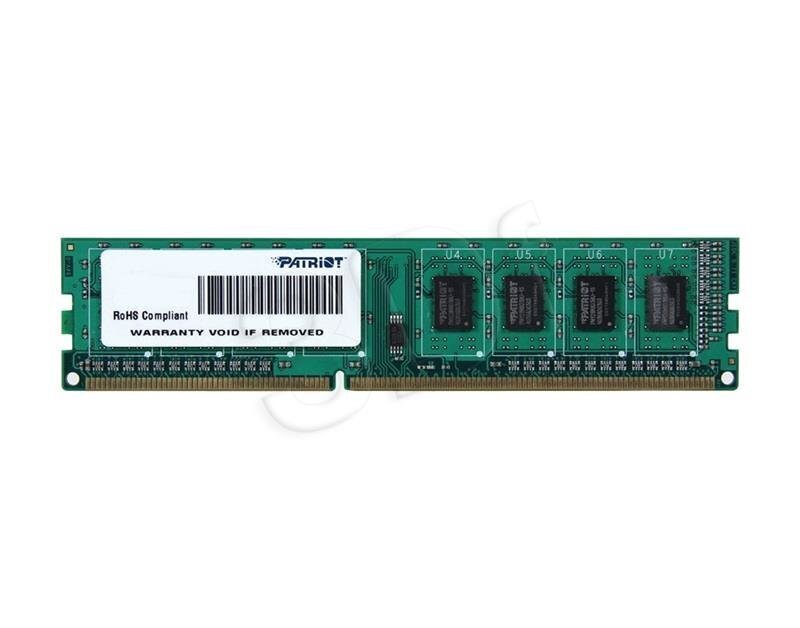 PATRIOT MEMORY DIMM 8GB PC12800 DDR3/PSD38G16002 цена и информация | Operatīvā atmiņa (RAM) | 220.lv