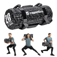 Силовой мешок Insportline Fitbag Camu, 20 кг цена и информация | Гантели, штанги, гири | 220.lv