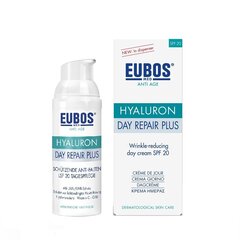 Dienas sejas krēms pret grumbām Eubos Med Hyaluron Day Repair Plus SPF20 100 ml cena un informācija | Sejas krēmi | 220.lv