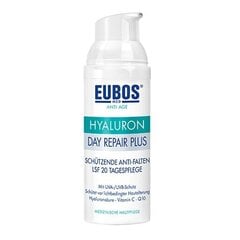 Dienas sejas krēms pret grumbām Eubos Med Hyaluron Day Repair Plus SPF20 100 ml cena un informācija | Sejas krēmi | 220.lv
