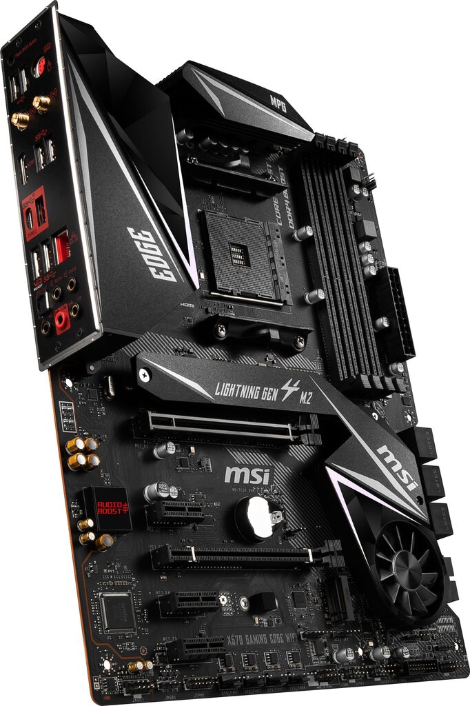 MSI MPG X570 Gaming Edge (WI-FI) cena un informācija | Mātesplates | 220.lv