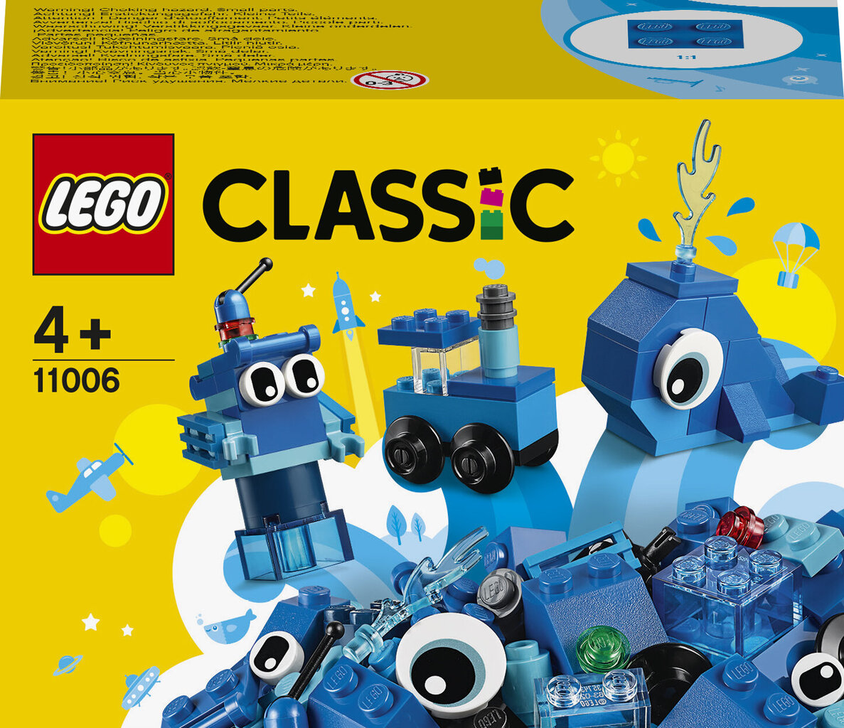 11006 LEGO® Classic Zilie klucīši cena un informācija | Konstruktori | 220.lv