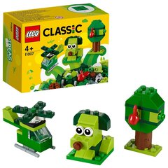 11007 LEGO® Classic Zaļi klucīši cena un informācija | Konstruktori | 220.lv