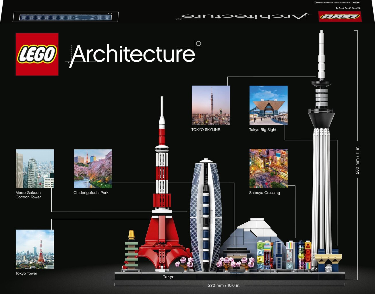21051 LEGO® Architecture Tokija цена и информация | Konstruktori | 220.lv