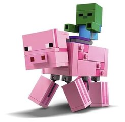21157 LEGO® Minecraft BigFig свинья с зомби цена и информация | Конструкторы и кубики | 220.lv