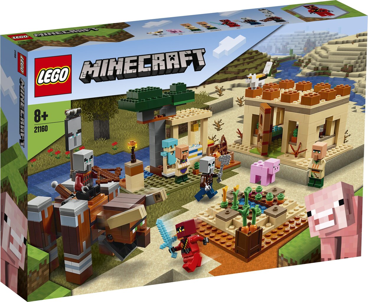 21160 LEGO® Minecraft Illager рейд цена | 220.lv