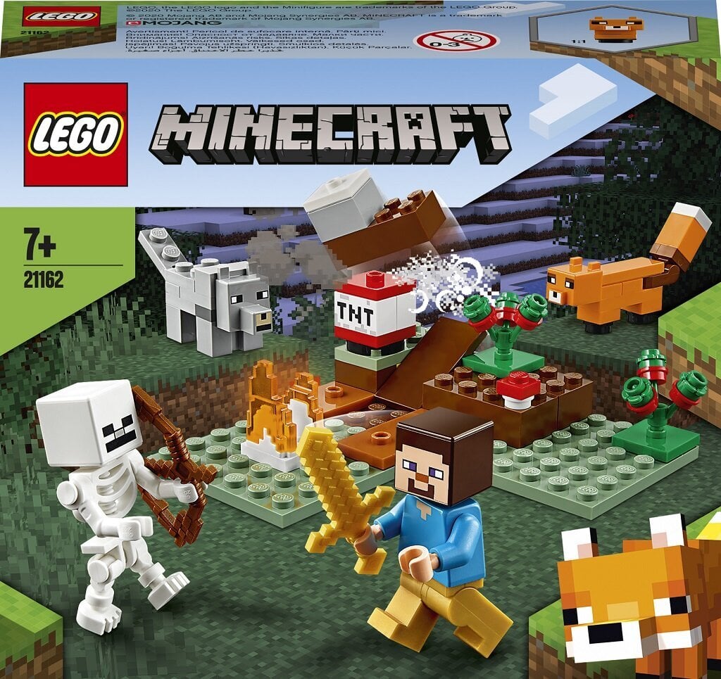 21162 LEGO® Minecraft Piedzīvojums taigā цена и информация | Konstruktori | 220.lv