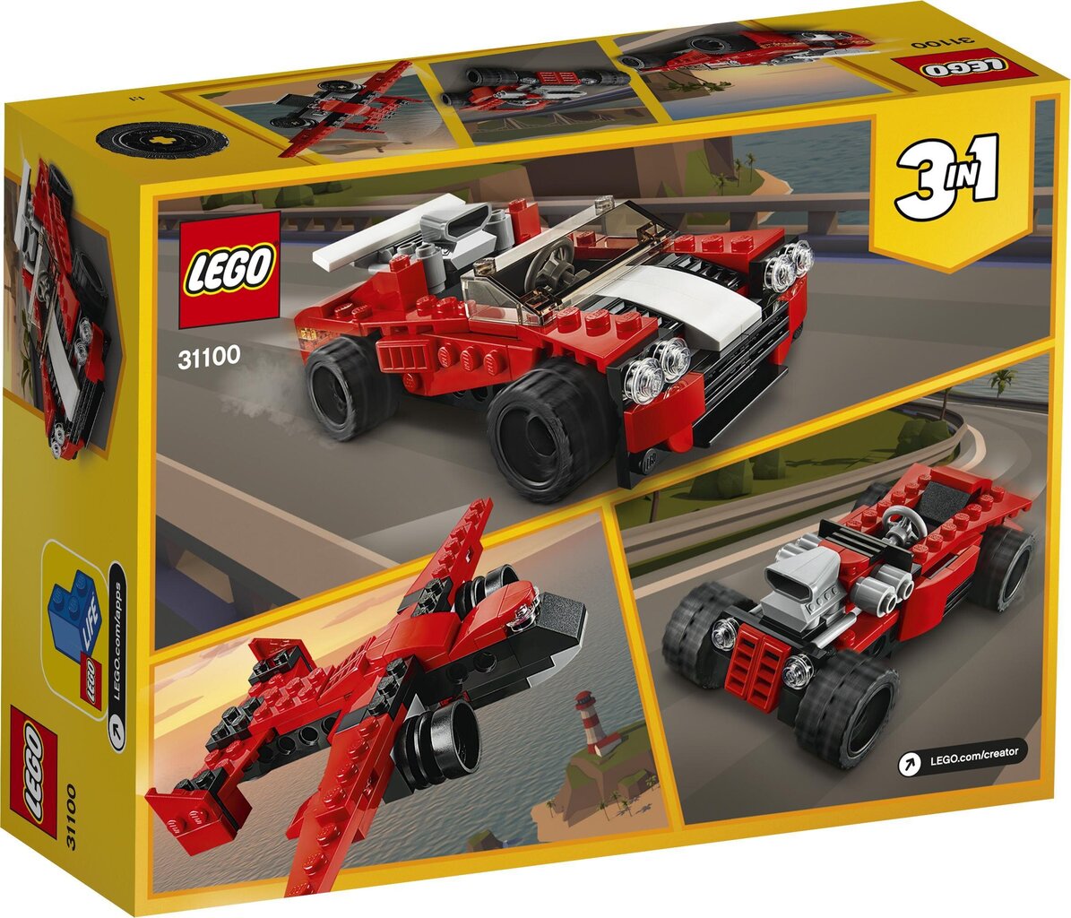 31100 LEGO® Creator Sporta automašīna цена и информация | Konstruktori | 220.lv