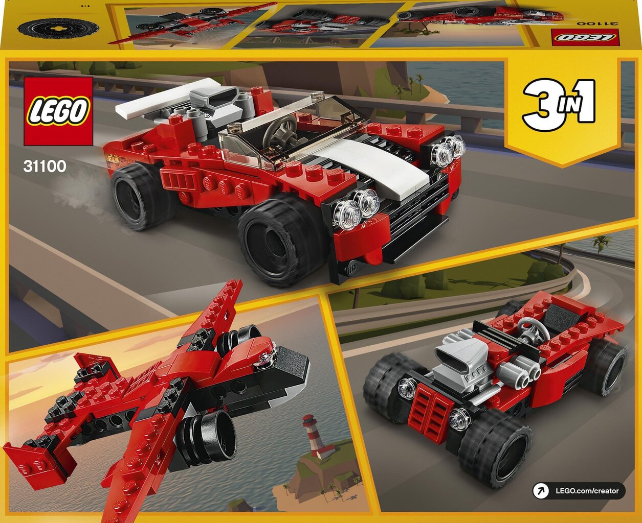 31100 LEGO® Creator Sporta automašīna цена и информация | Konstruktori | 220.lv