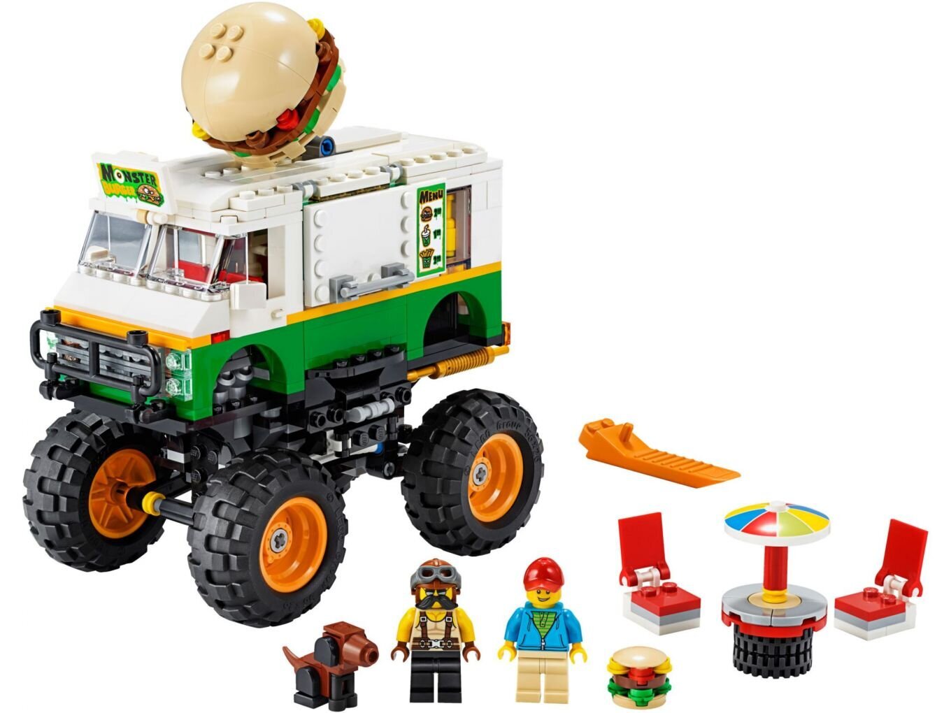 31104 LEGO® Creator Burgeru monster truck automašīna cena un informācija | Konstruktori | 220.lv