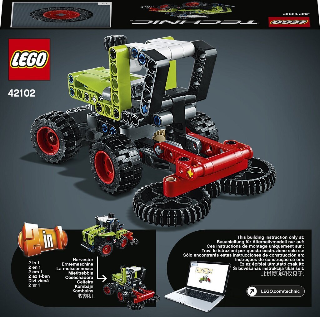 42102 LEGO® Technic Mini CLAAS XERION цена и информация | Konstruktori | 220.lv