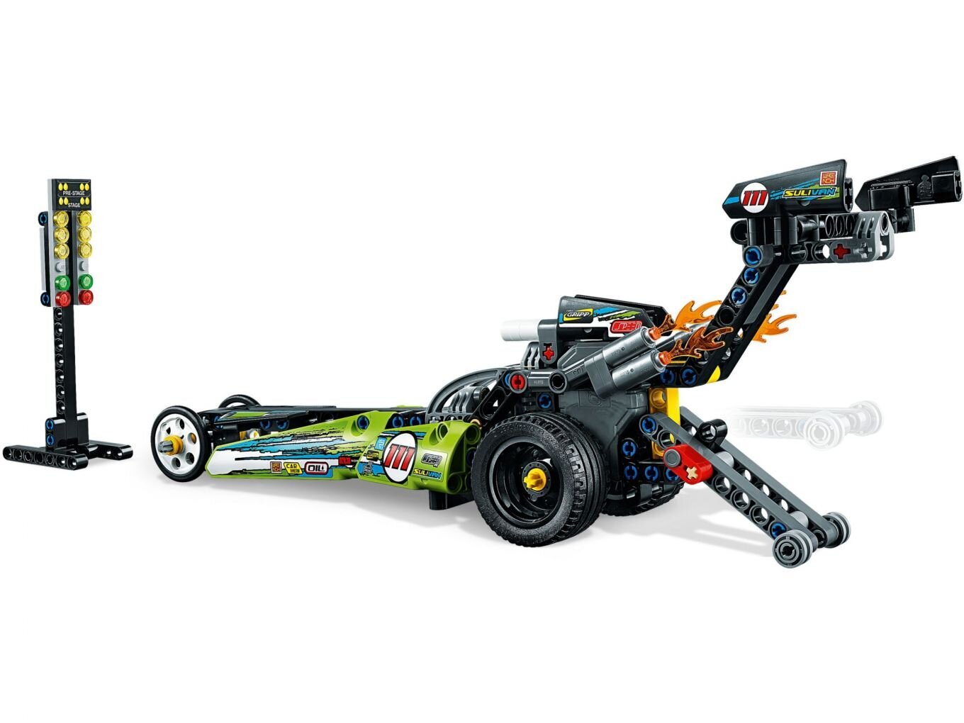 42103 LEGO® Technic Vilces sacīkšu automašīna cena un informācija | Konstruktori | 220.lv