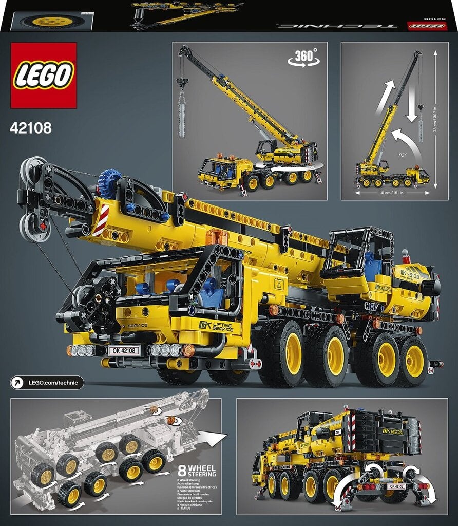 42108 LEGO® Technic Autoceltnis cena un informācija | Konstruktori | 220.lv