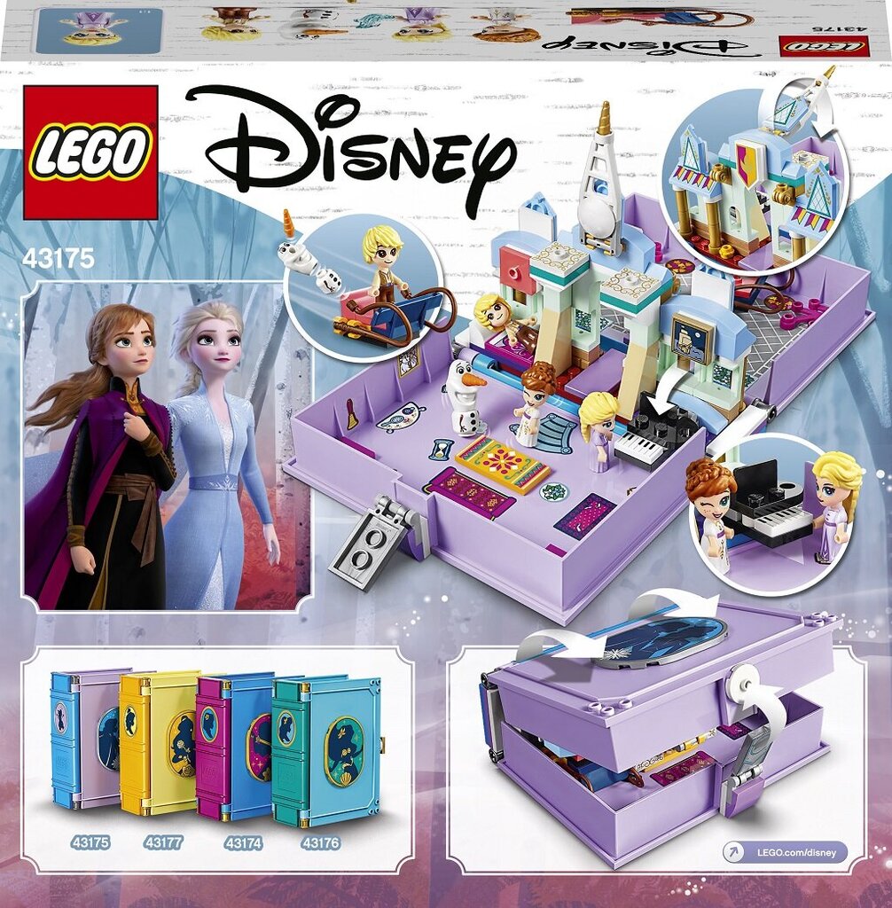 43170 LEGO® | Disney Princess Annas un Elzas piedzīvojumu pasaku grāmata cena un informācija | Konstruktori | 220.lv