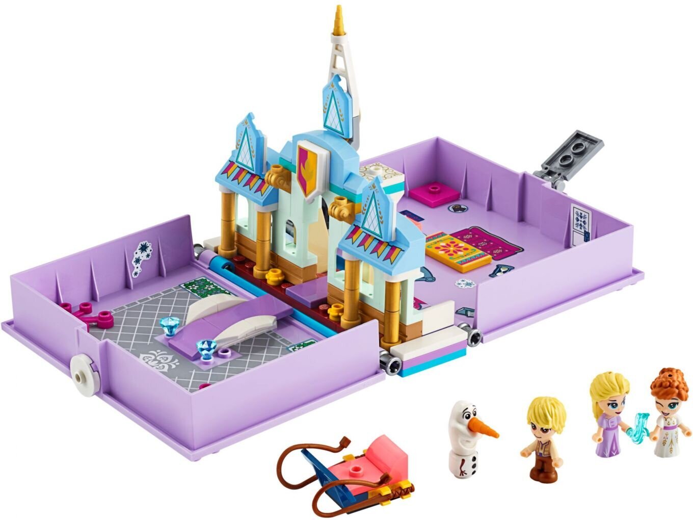 43170 LEGO® | Disney Princess Annas un Elzas piedzīvojumu pasaku grāmata cena un informācija | Konstruktori | 220.lv