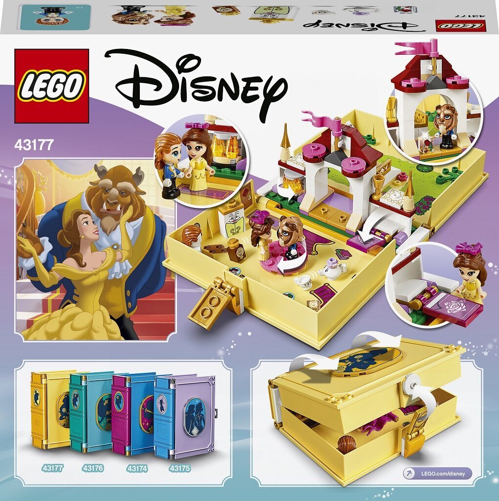 43170 LEGO® | Disney Princess Skaistules piedzīvojumu pasaku grāmata cena un informācija | Konstruktori | 220.lv