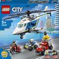 60243 LEGO® City Policijas pakaļdzīšanās ar helikopteru цена и информация | Konstruktori | 220.lv