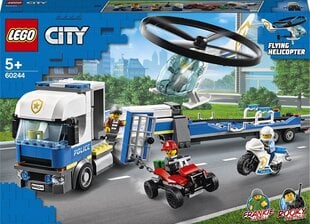 60244 LEGO® City Policijas helikoptera transportauto cena un informācija | Konstruktori | 220.lv