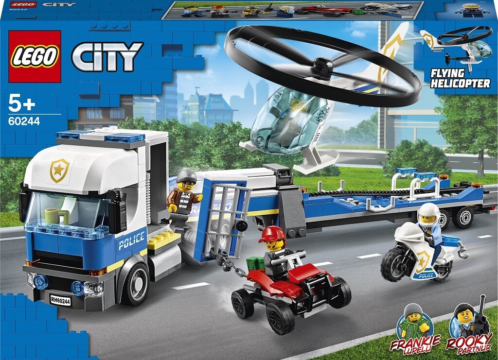 60244 LEGO® City Policijas helikoptera transportauto цена и информация | Konstruktori | 220.lv