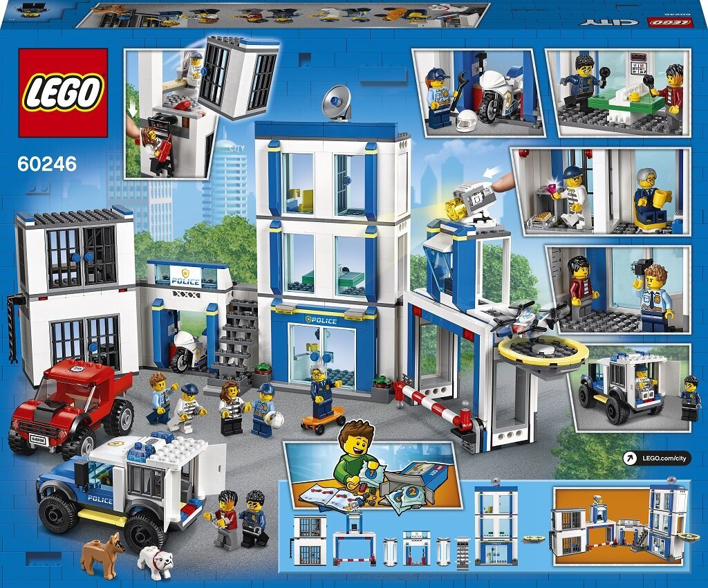 60246 LEGO® City Policijas iecirknis cena un informācija | Konstruktori | 220.lv