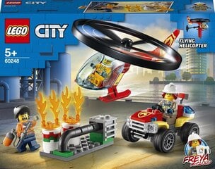 60248 LEGO® City Fire Вызов пожарного вертолета цена и информация | Kонструкторы | 220.lv