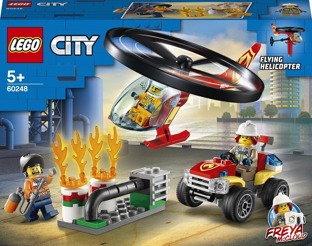 60248 LEGO® City Ātrās reaģēšanas ugunsdzēsēju helikopters cena un informācija | Konstruktori | 220.lv