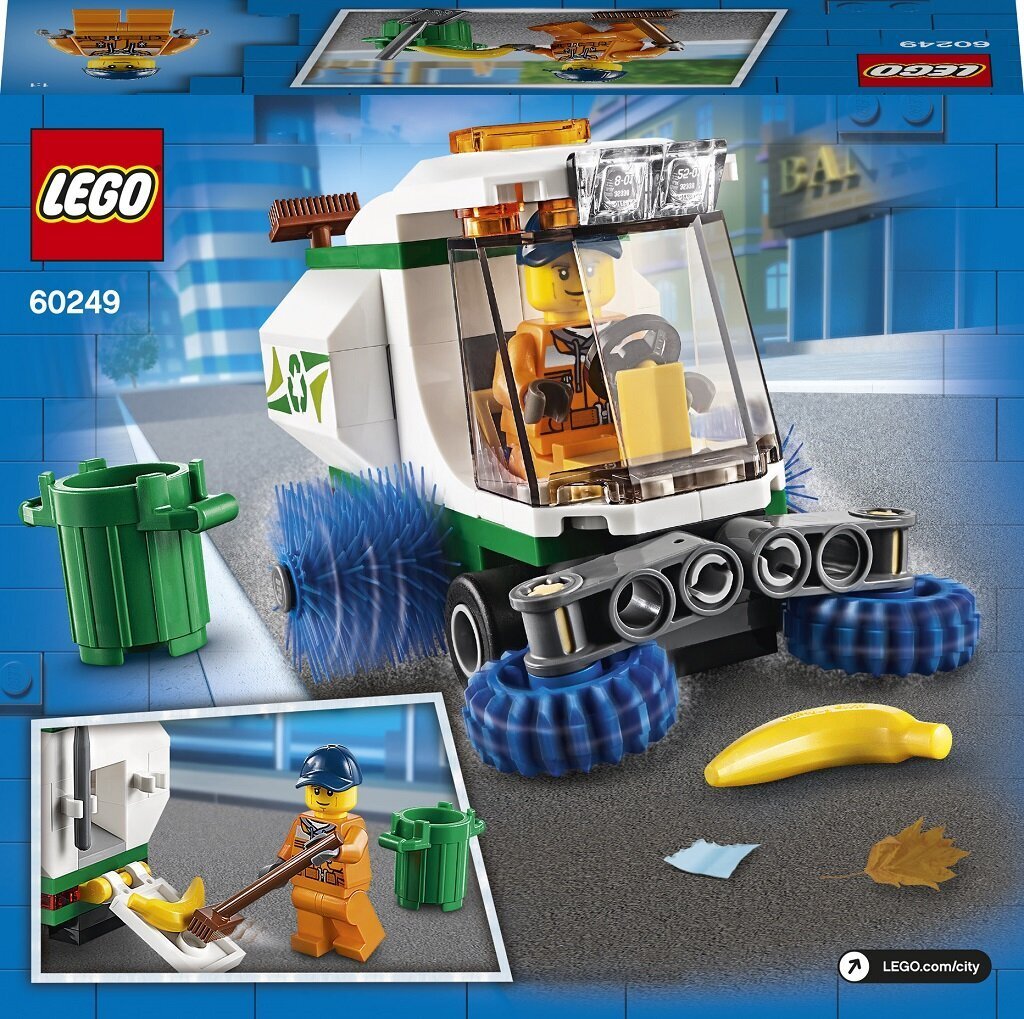 60249 LEGO® City Ielu uzkopšanas auto cena un informācija | Konstruktori | 220.lv