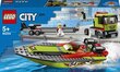 60254 LEGO® City Sacīkšu laivas pārvadātājs cena un informācija | Konstruktori | 220.lv