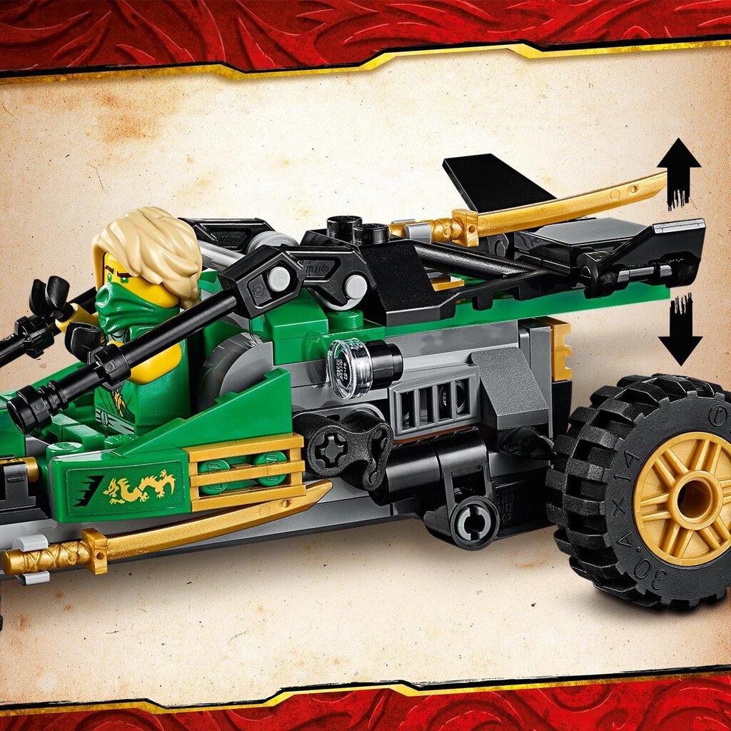 71700 LEGO® NINJAGO Džungļu auto цена и информация | Konstruktori | 220.lv