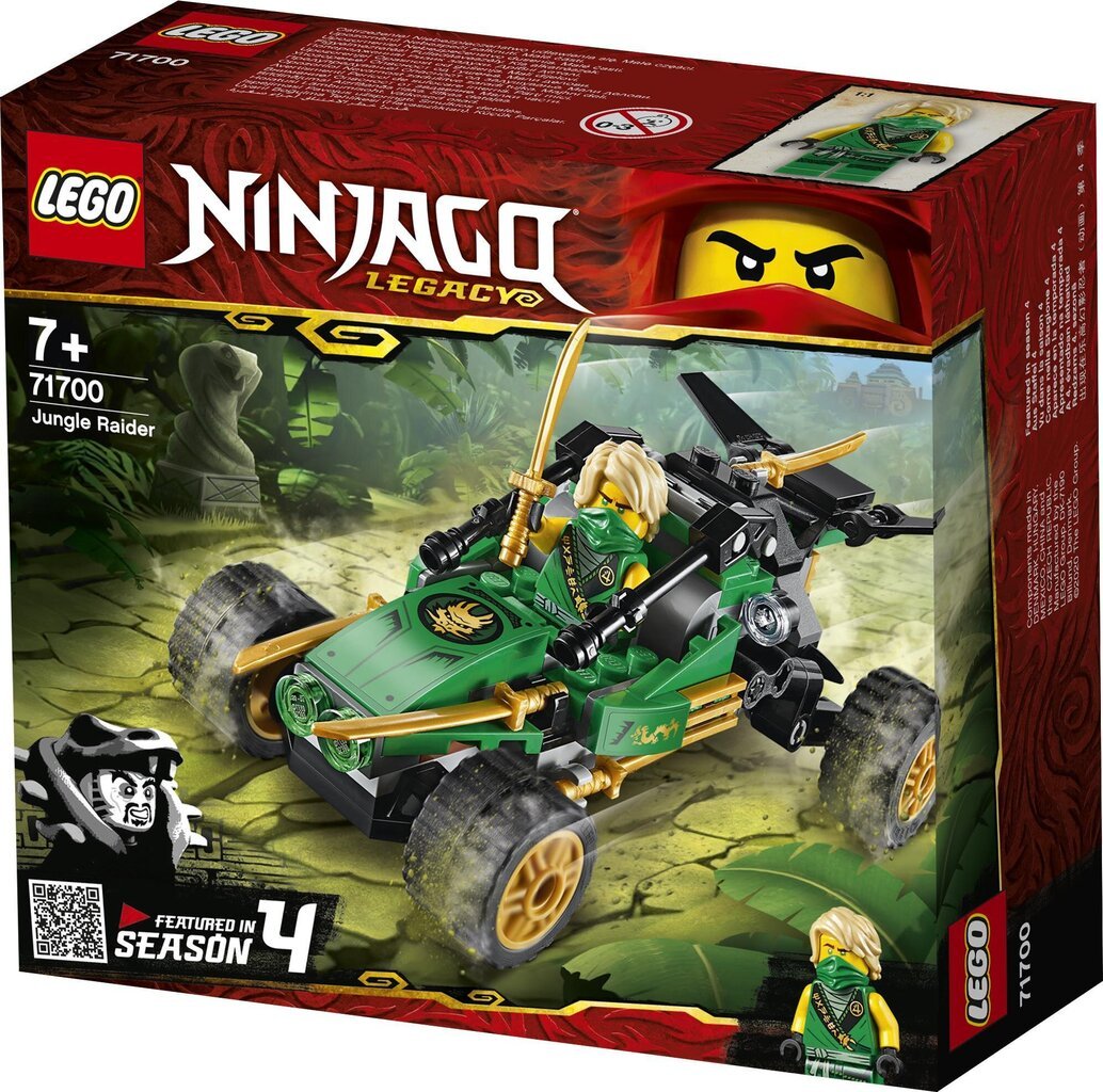 71700 LEGO® NINJAGO Džungļu auto цена и информация | Konstruktori | 220.lv