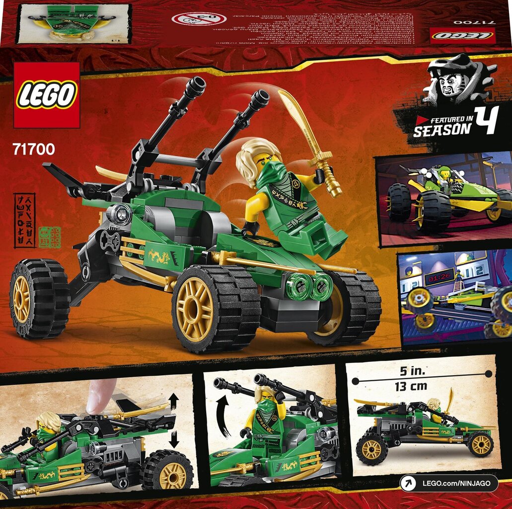 71700 LEGO® NINJAGO Džungļu auto цена и информация | Konstruktori | 220.lv