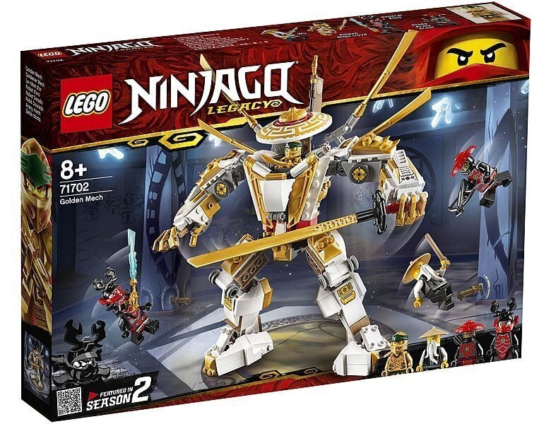 71702 LEGO® NINJAGO Zelta robots cena un informācija | Konstruktori | 220.lv