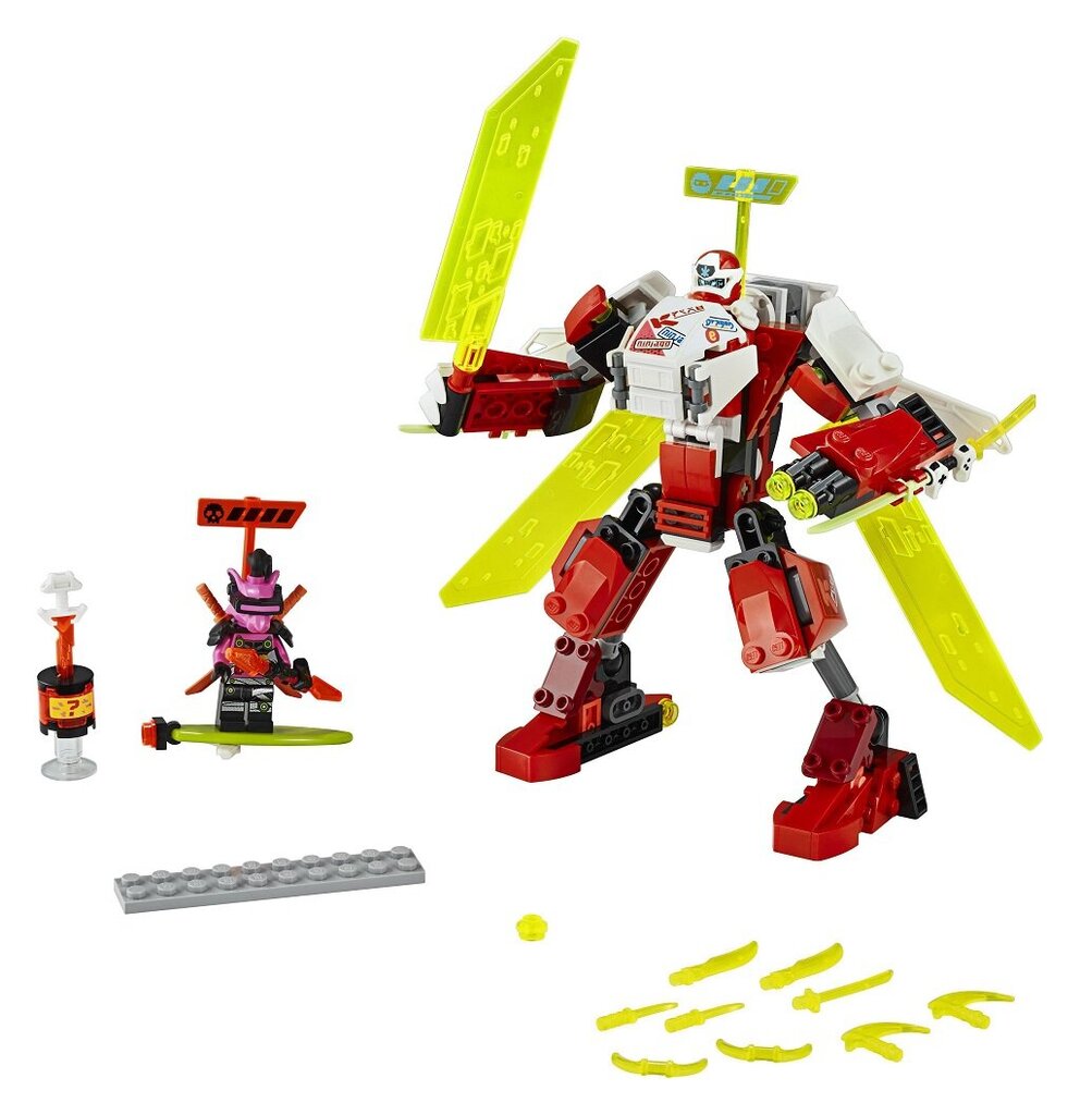 71707 LEGO® NINJAGO Kai robotlidmašīna cena un informācija | Konstruktori | 220.lv