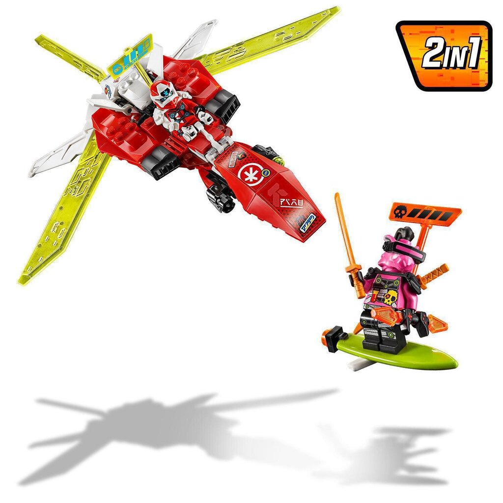 71707 LEGO® NINJAGO Kai robotlidmašīna cena un informācija | Konstruktori | 220.lv