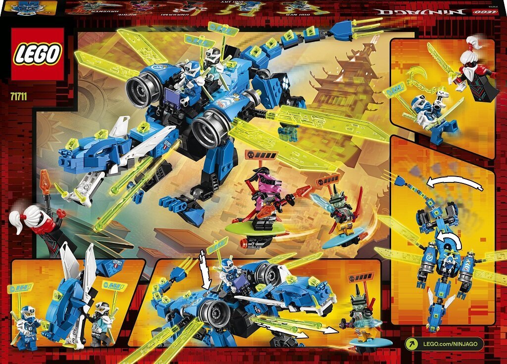 71711 LEGO® NINJAGO Jay kiberpūķis cena un informācija | Konstruktori | 220.lv