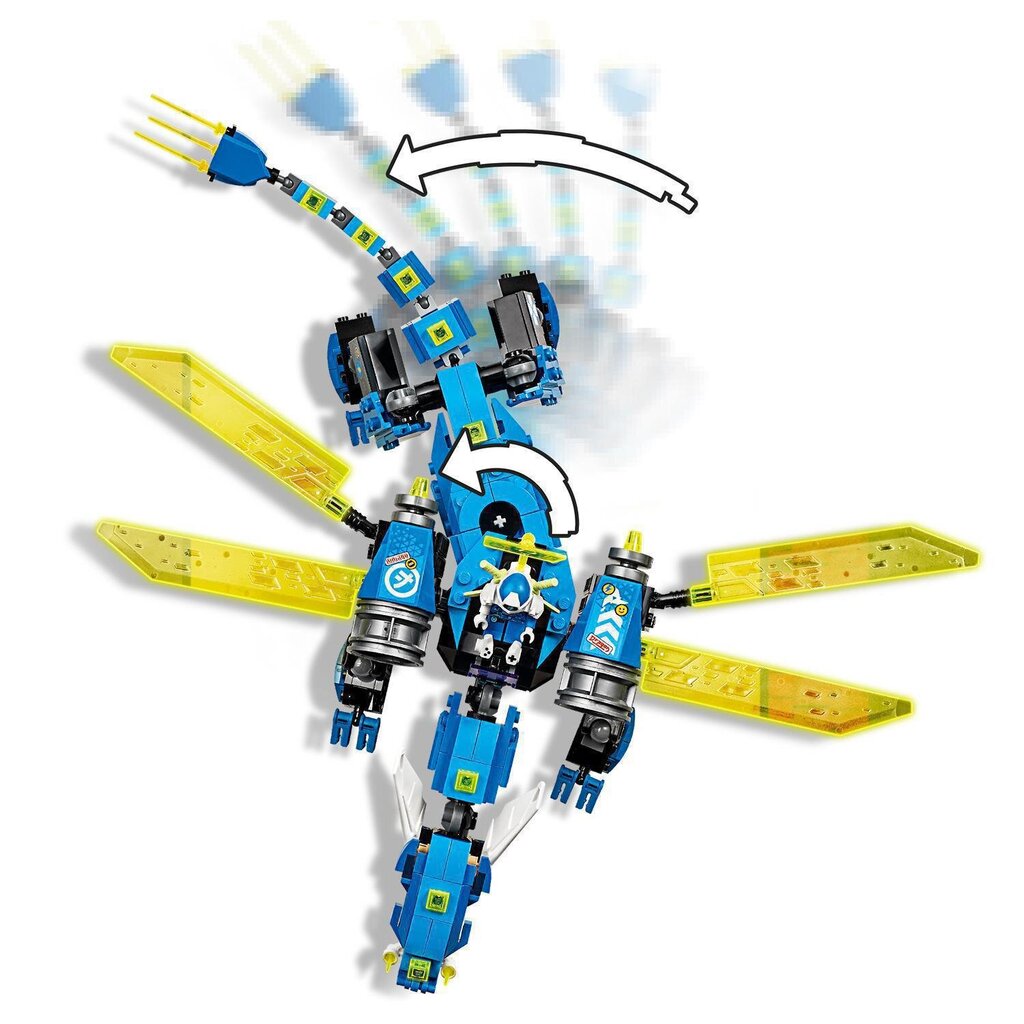 71711 LEGO® NINJAGO Jay kiberpūķis cena un informācija | Konstruktori | 220.lv