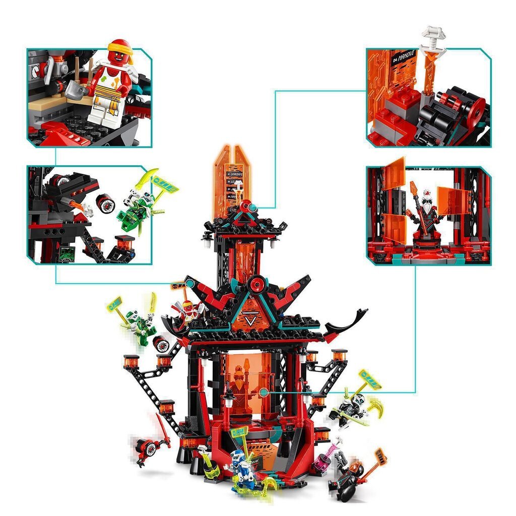 71712 LEGO® NINJAGO Impērijas ārprāta templis цена и информация | Konstruktori | 220.lv