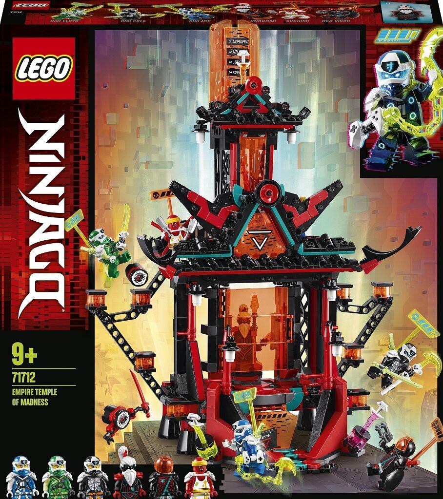 71712 LEGO® NINJAGO Impērijas ārprāta templis цена и информация | Konstruktori | 220.lv