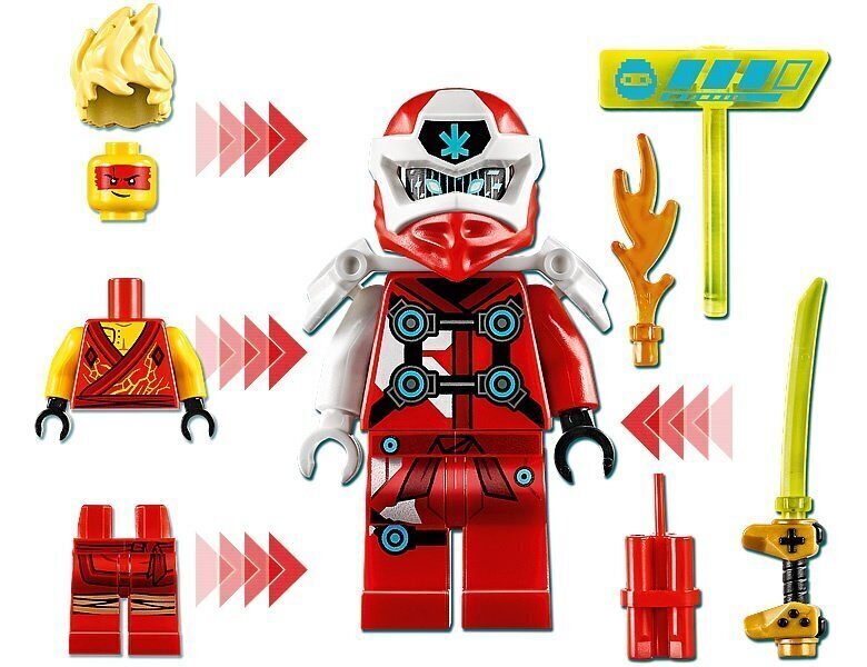 71714 LEGO® NINJAGO Avatārs Kai spēļu automāta kapsula cena un informācija | Konstruktori | 220.lv