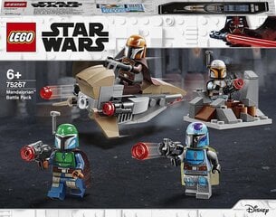 75267 LEGO® Star Wars Mandalorian Mandalorian Боевой комплект цена и информация | Конструкторы и кубики | 220.lv