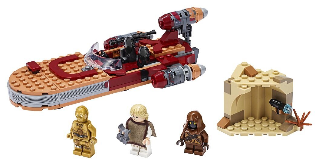 75271 LEGO® Star Wars Luke Skywalker Landspeeder cena un informācija | Konstruktori | 220.lv