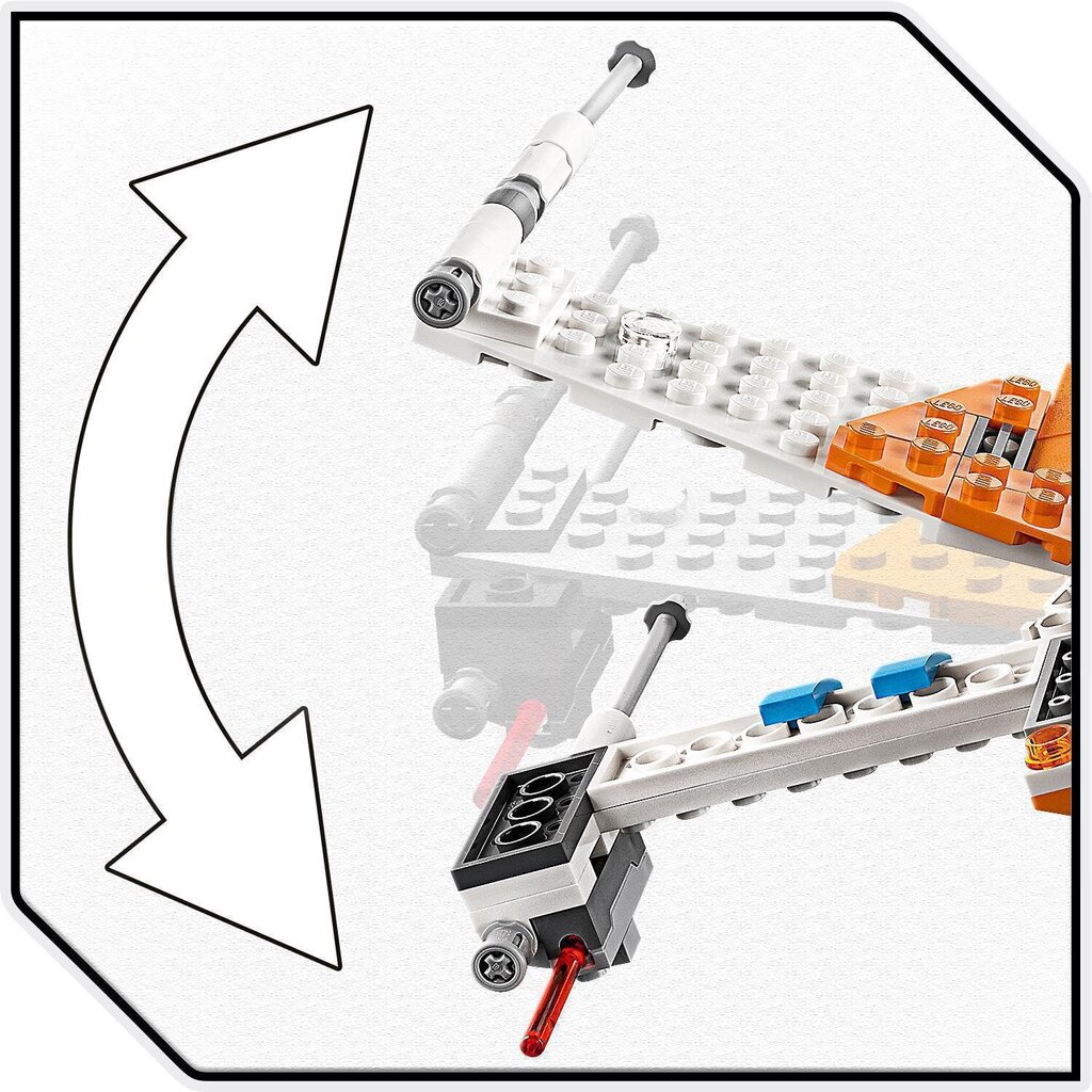 75273 LEGO® Star Wars Poe Dameron X-wing cīnītājs cena un informācija | Konstruktori | 220.lv