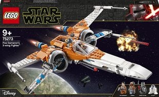 75273 LEGO® Star Wars Episode IX Poe Dameron X-wing истребитель цена и информация | Kонструкторы | 220.lv