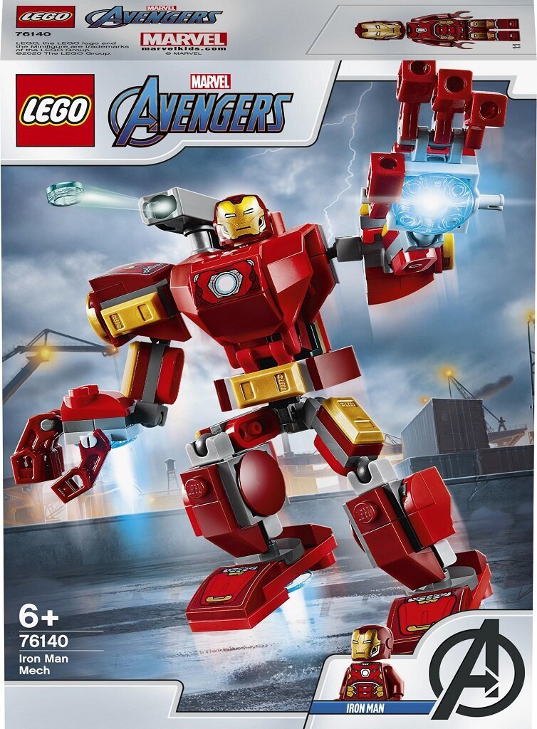 76140 LEGO® Super Heroes Dzelzs vīra robots цена и информация | Konstruktori | 220.lv