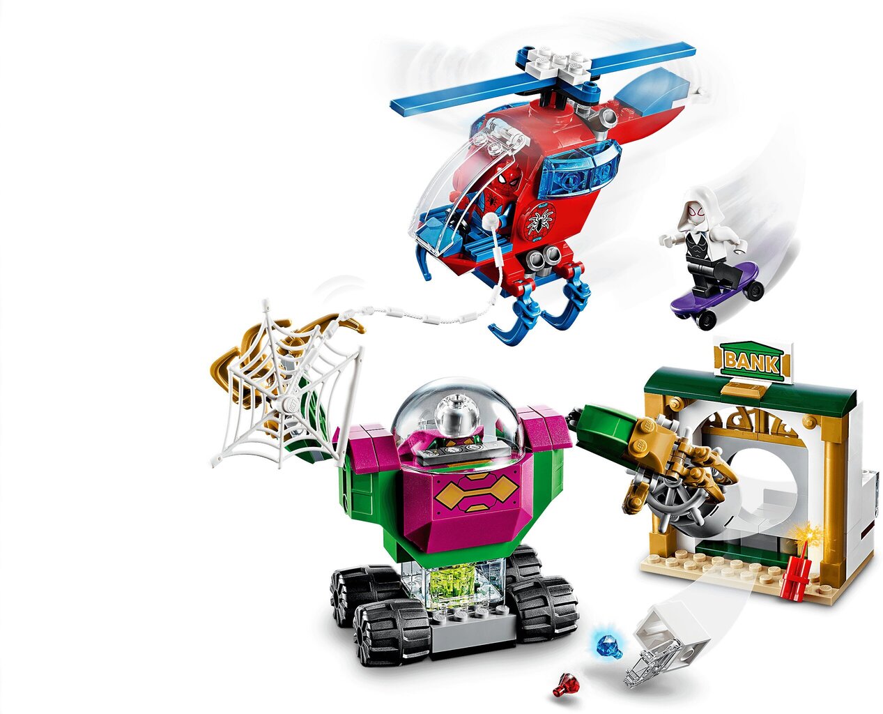 76149 LEGO® Super Heroes Mysterio ļaunums cena un informācija | Konstruktori | 220.lv