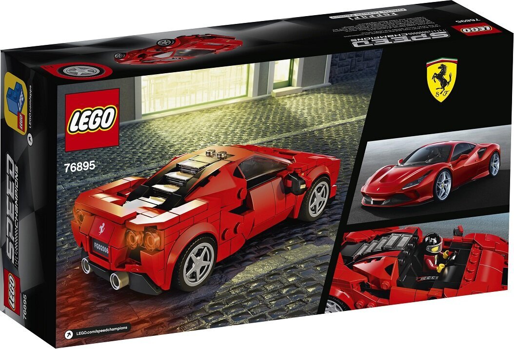 76895 LEGO® Speed Champions Ferrari F8 Tributo cena un informācija | Konstruktori | 220.lv