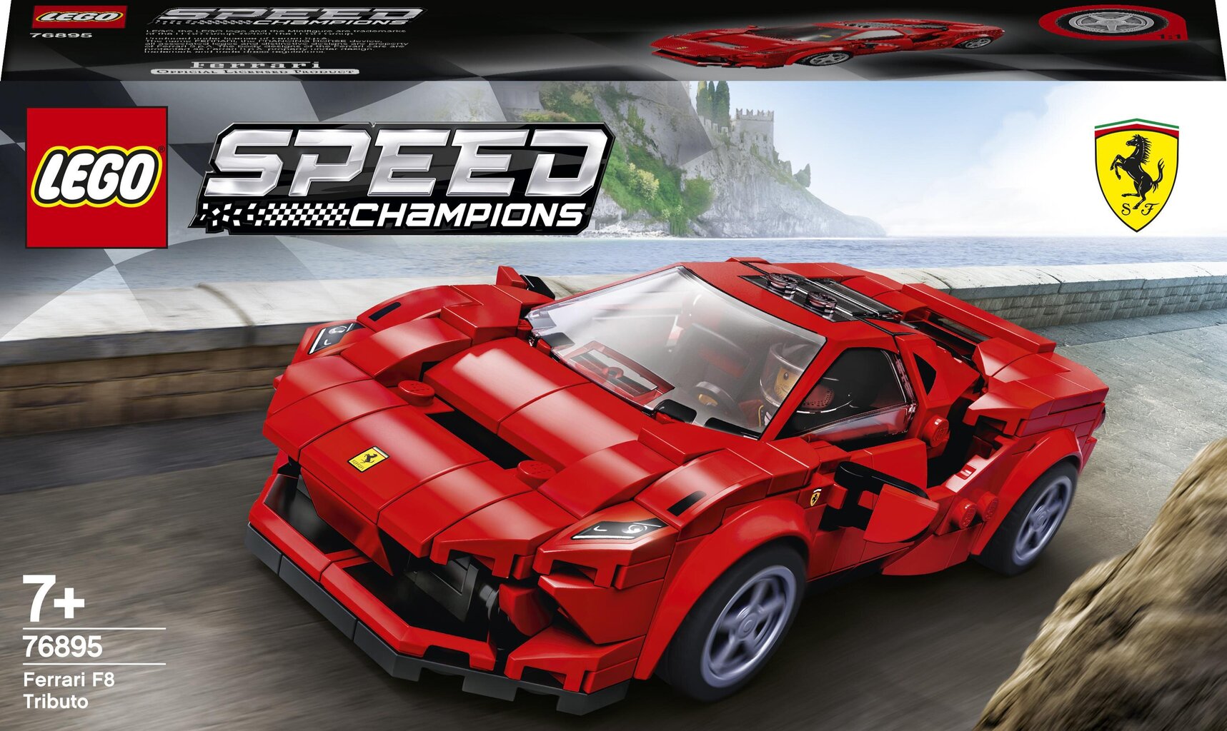 76895 LEGO® Speed Champions Ferrari F8 Tributo цена и информация | Konstruktori | 220.lv