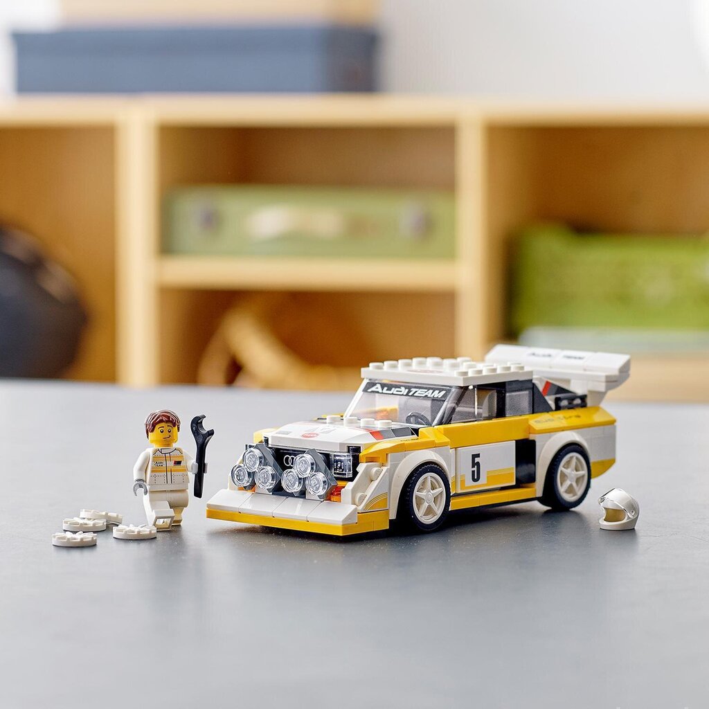 76897 LEGO® Speed Champions 1985 Audi Sport quattro S1 цена и информация | Konstruktori | 220.lv