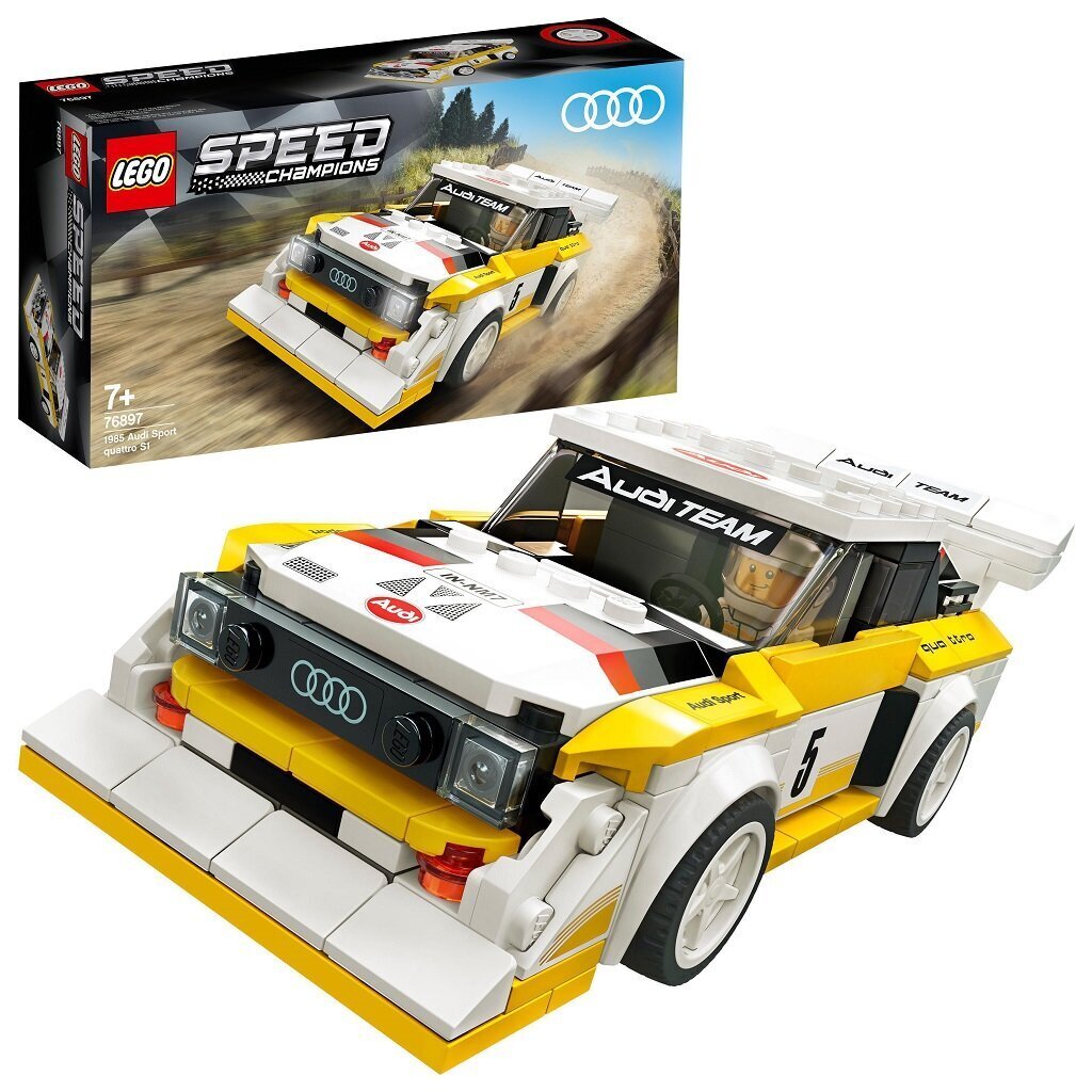 76897 LEGO® Speed Champions 1985 Audi Sport quattro S1 цена и информация | Konstruktori | 220.lv