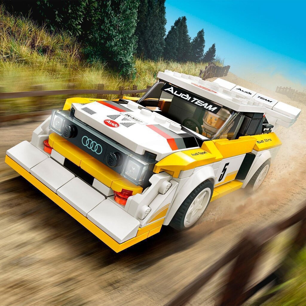 76897 LEGO® Speed Champions 1985 Audi Sport quattro S1 cena un informācija | Konstruktori | 220.lv